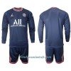 Conjunto (Camiseta+Pantalón Corto) Manga Larga Paris Saint-Germain Primera Equipación 2021/22 - Niño